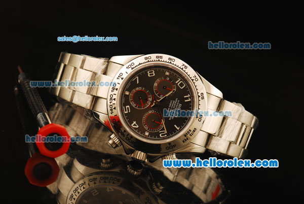 Rolex Daytona Swiss Valjoux 7750 Automatic Movement Full Steel with Coffee Dial and White Numeral Markers - Click Image to Close